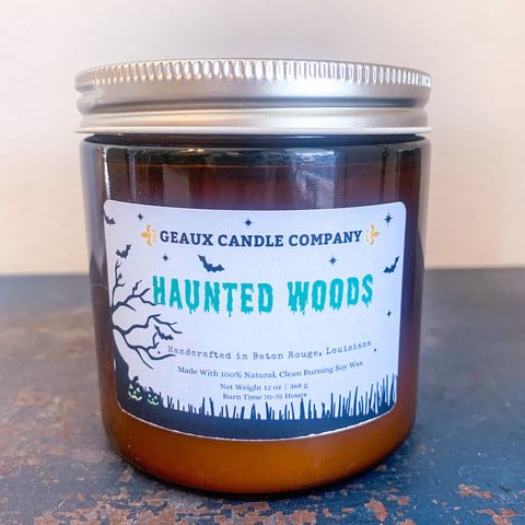 Haunted Woods Halloween Soy Candle