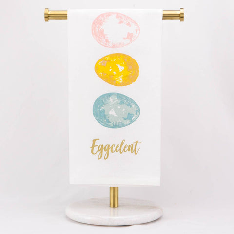 Eggcellent Hand Towel   White/Multi   20x28