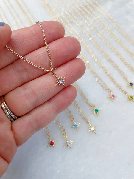 Birthstone Necklace, Birthstone Jewelry Personalized Jewelry: November / 18"