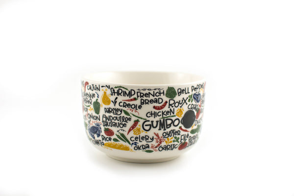 Word Art Gumbo Bowl