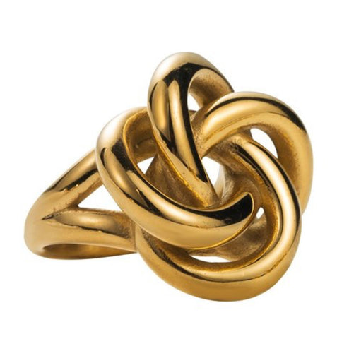 18K Gold Wrapped Knot Ring