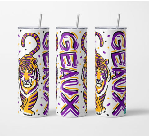 Geaux Stainless Steel Tumbler
