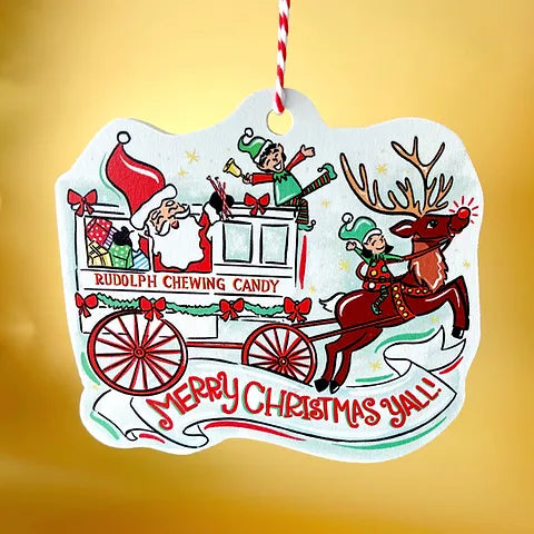 Rudolph Chewing Candy Tree Ornament
