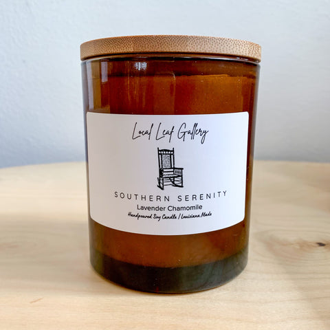 Southern Serenity Lavender Chamomile Soy Candle