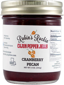 Robin's Rockin' Cajun Cranberry Pecan Pepper Jelly