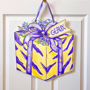 Geaux Gift Box Door Hanger