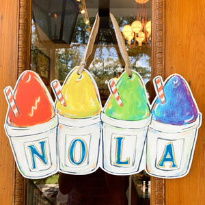 NOLA Sno-Ball Door Hanger