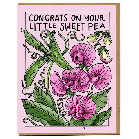 Congrats On Your Little Sweet Pea Card