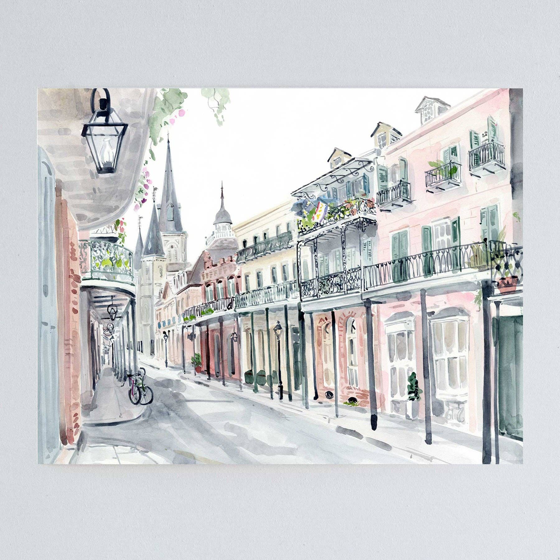 St Louis Cathedral 11x14 Print by Lyla Clayre