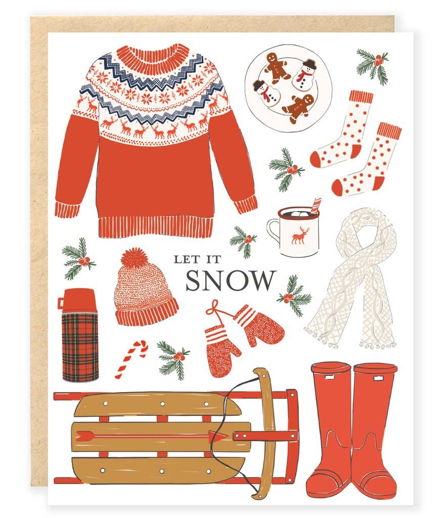 Let It Snow Single Card