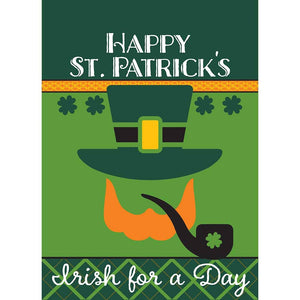 A Happy St. Patricks Irish Garden Flag