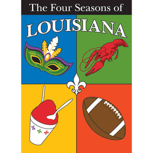 Garden Louisiana Four Seasons Flag