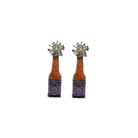 Geaux Tailgate Bottle Earrings