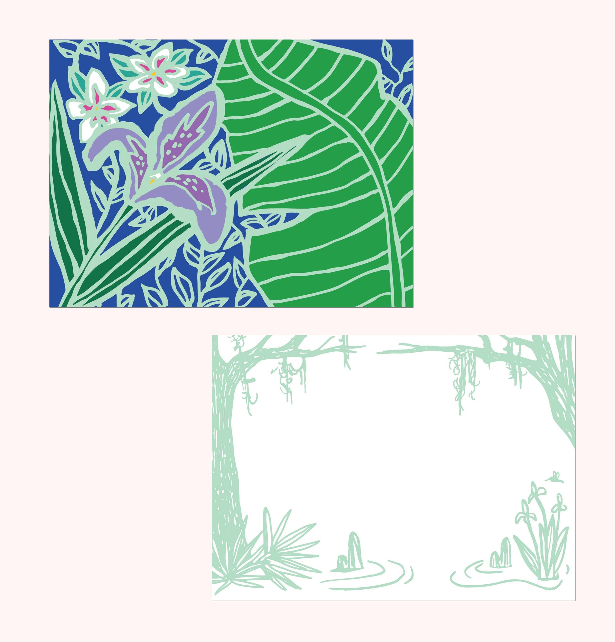 "Swamp Iris" 8-Notecard Set