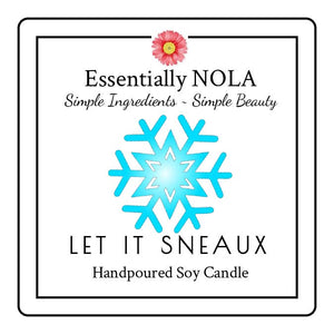Let it Sneaux Holiday Soy Candles - Christmas Collection - PreOrder