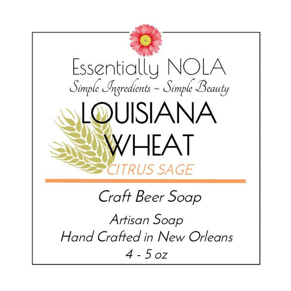 Louisiana Wheat Citrus Sage Craft Beer Soap