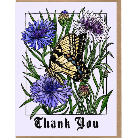 Thank You Butterfly Card