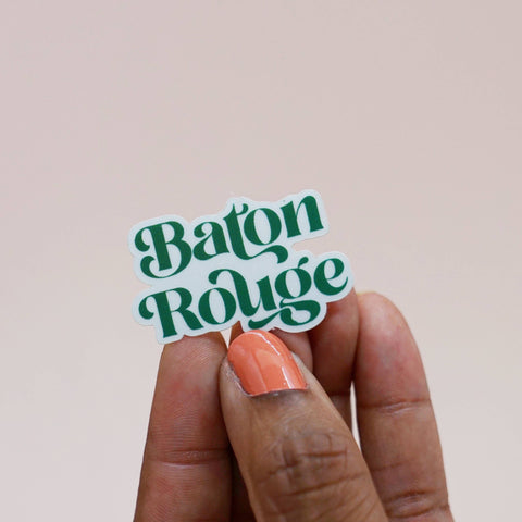Baton Rouge Script Sticker