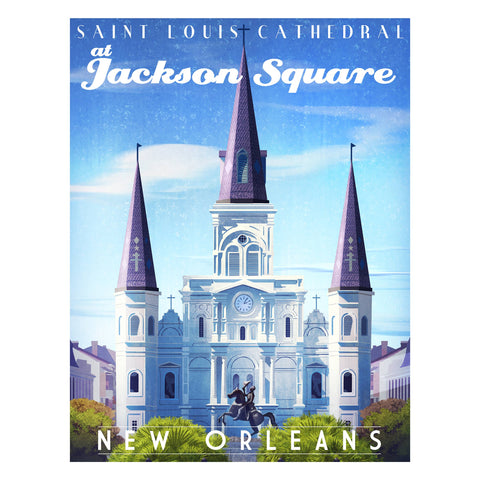 St. Louis Cathedral 11x14 Art Print