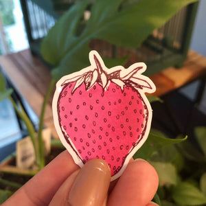 Strawberry Fruit Sticker