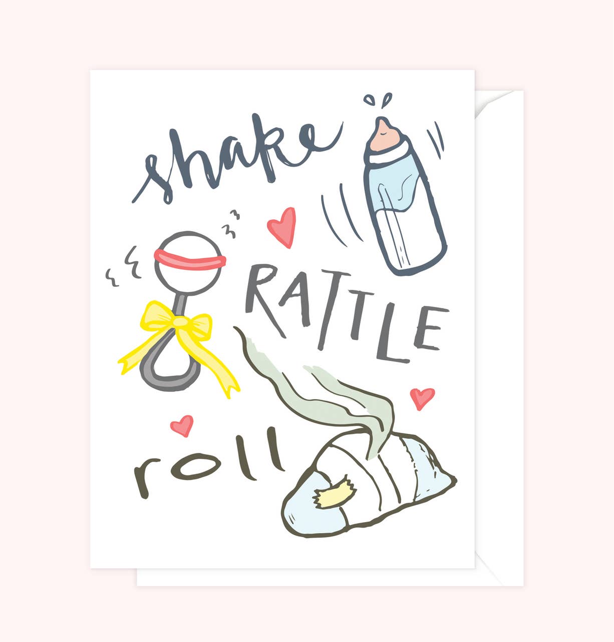 Shake Rattle Roll Greeting Card