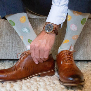 Men's Eggcellent Socks   Gray/Multi   One Size