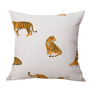 Tiger Throw/Decorative Pillows, Indoor/Outdoor