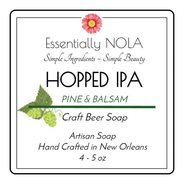 Hopped IPA Pine Balsam  Craft Beer Soap