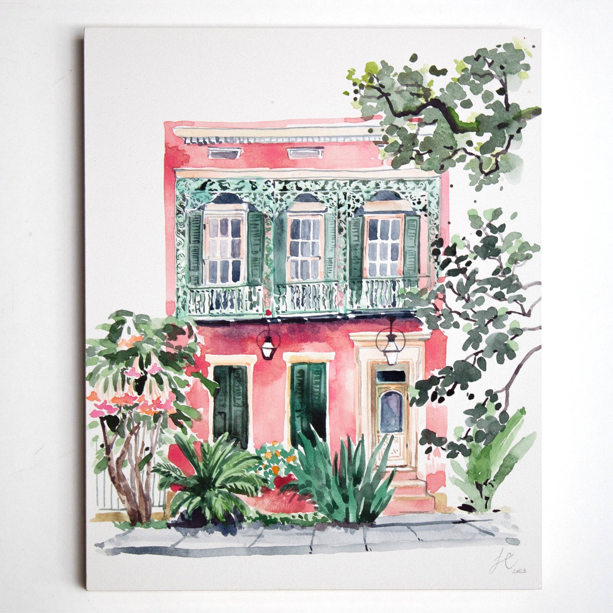 The Watermelon House 8x10 Art Print