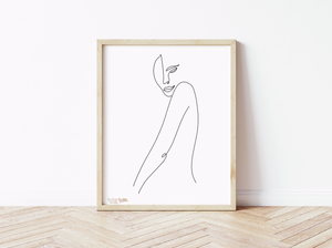 Blair | Minimalist Line Art | Print