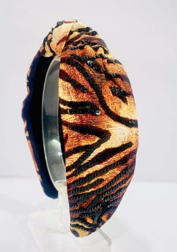 Sequin Tiger Stripe Headband
