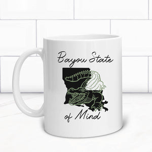 Louisiana Alligator Bayou State of Mind Mug