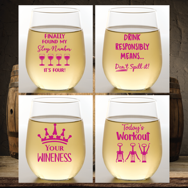 Shatterproof Wine Glasses- 2 pack