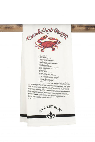 Ca C’est Bon Corn Crab Bisque Kitchen Towel