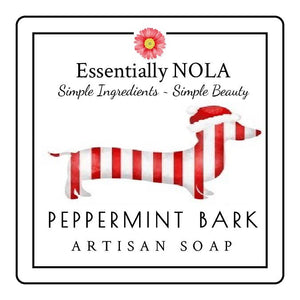 Peppermint Bark Holiday Soap - Christmas + Winter Scents