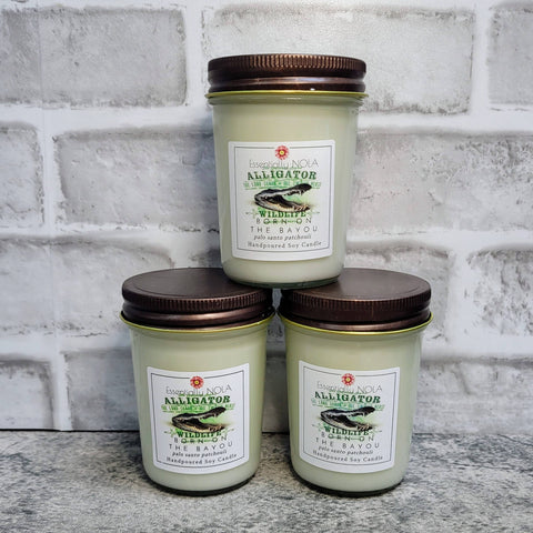 Soy Candle - Born of the Bayou - Palo Santo Patchouli