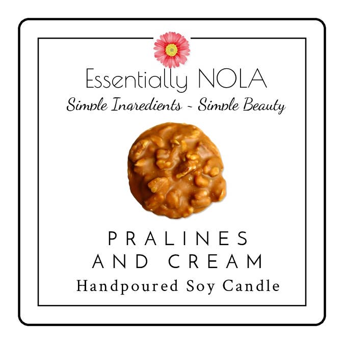 Soy Candle - Pralines + Cream