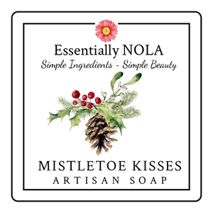 Mistletoe Kisses Holiday Soaps - Christmas + Winter Scents