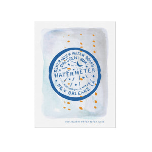 New Orleans Water Meter Art Print
