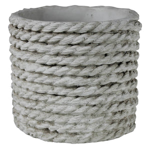 Cachepot, Cement - Rope