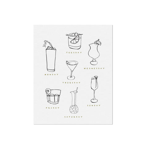 Cocktail of the Day Art Print