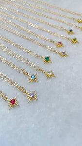 Birthstone Necklace, Birthstone Jewelry Personalized Jewelry: November / 18"