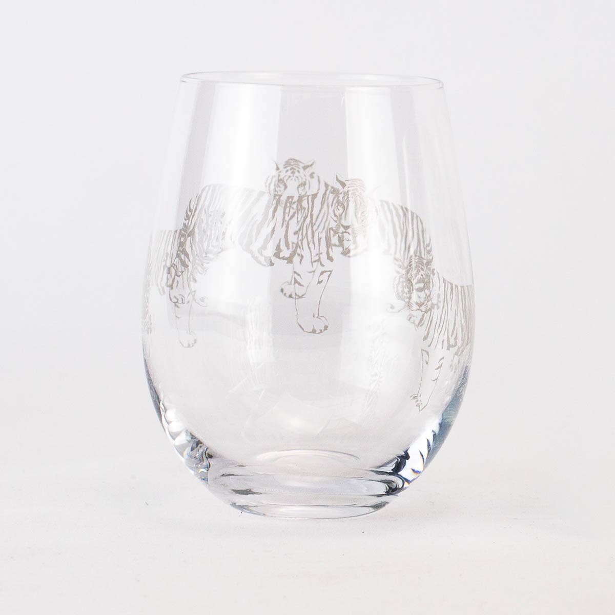 On the Prowl Wine Glass Gift Set   Clear   16oz