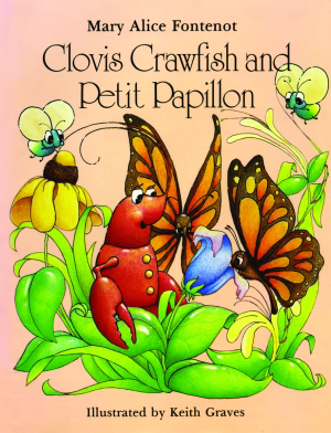 Clovis Crawfish and Petit Papillon By Mary Alice Fontenot