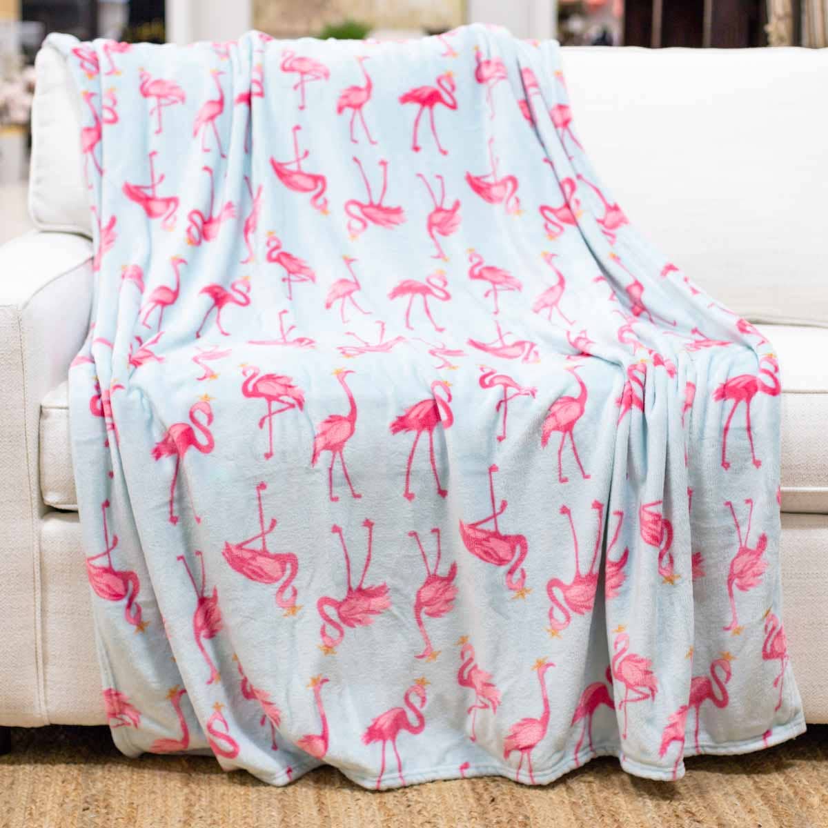 Flamingle Throw Blanket   50x60