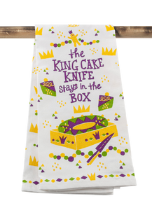 Kitchen Towel - The King Cake Knife