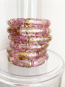 Purple and Gold Love Bracelet