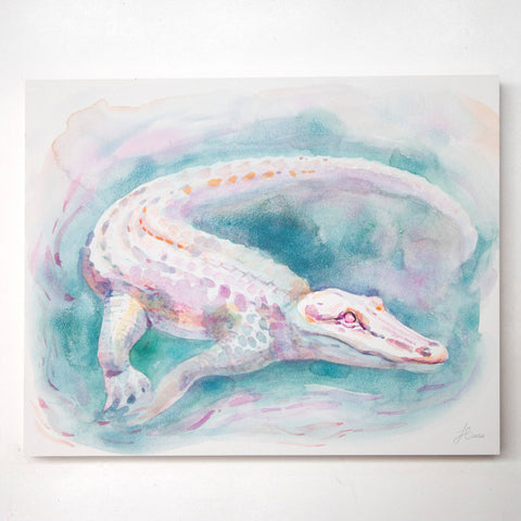 Pearl Alligator 8x10  Art Print