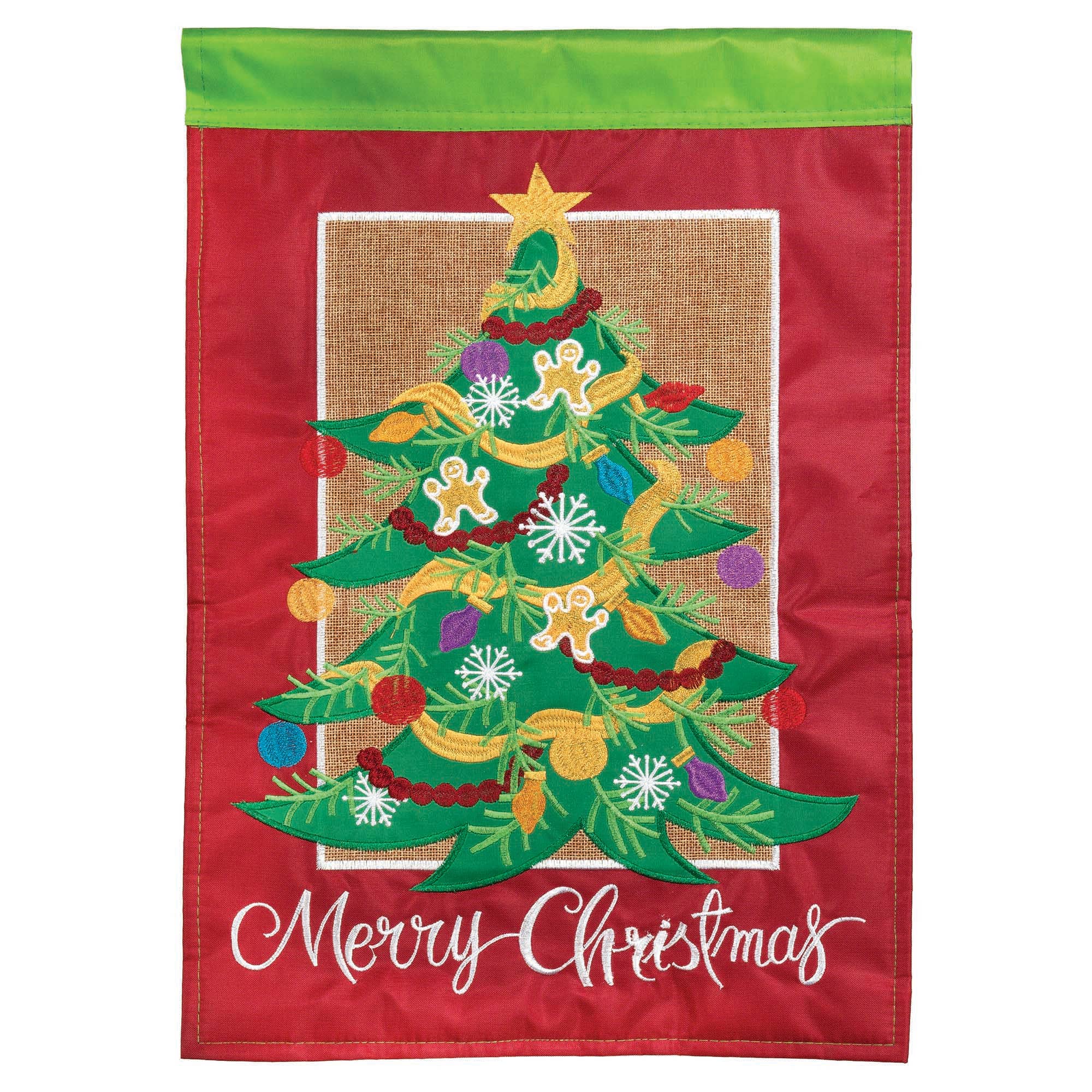 Christmas Tree Garden Flag