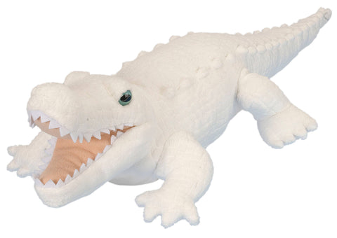 White Alligator Stuffed Animal - 12"